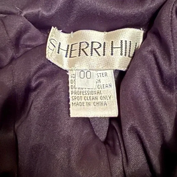 Sherri Hill Black Evening Gown 00 for prom or pageant dress gown - Picture 6 of 7